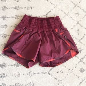 Maroon Lululemon Shorts